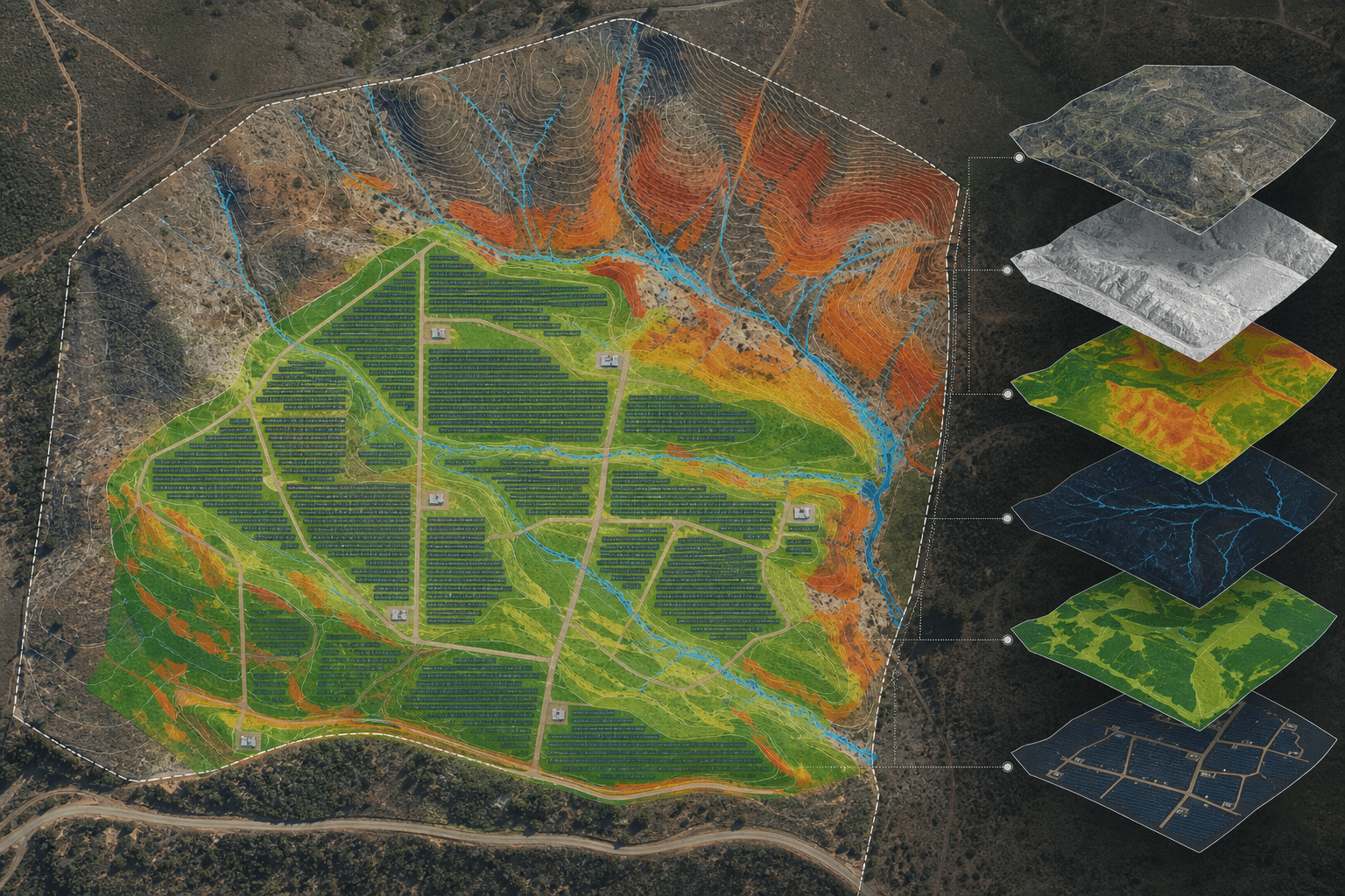 Topografía con última tecnología.